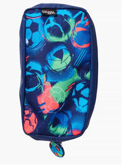 ORIGINAL BLUE FOOTBALL CLASSIC PENCIL CASE SPARKLES