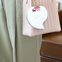 IRIDESCENT HEART POUCH SPARKLES