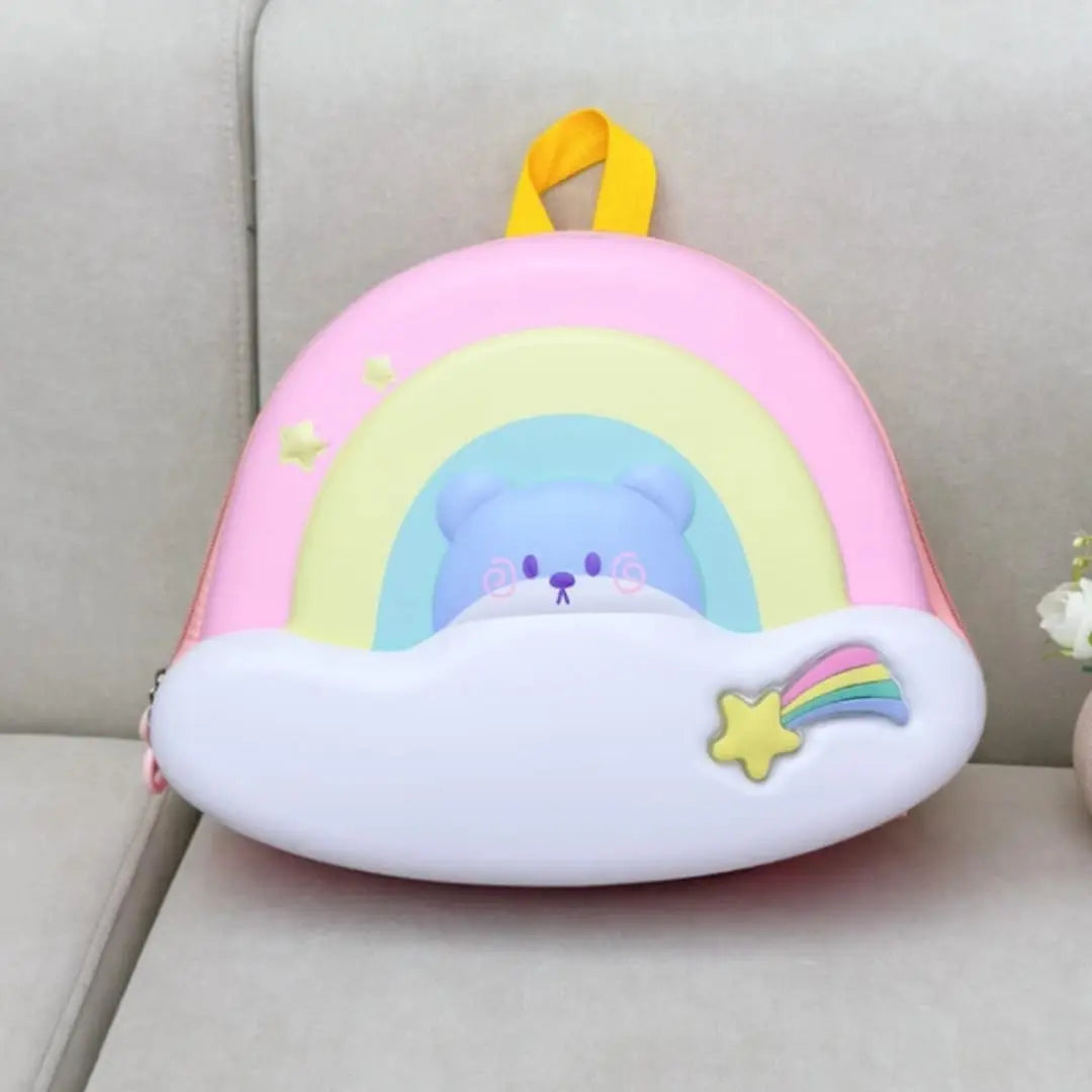 CUTE RAINBOW CLOUD BACKPACK SPARKLES