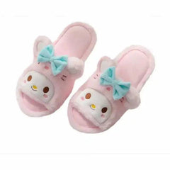 BEAUTIFUL FURY PLUSH SLIPPERS FOR WINTER SPARKLES