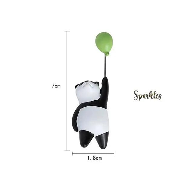 PANDA REFRIGERATOR MAGNET SPARKLES