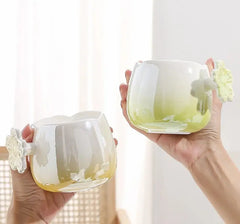 CERAMIC CHERRY BLOSSOM MUG SET