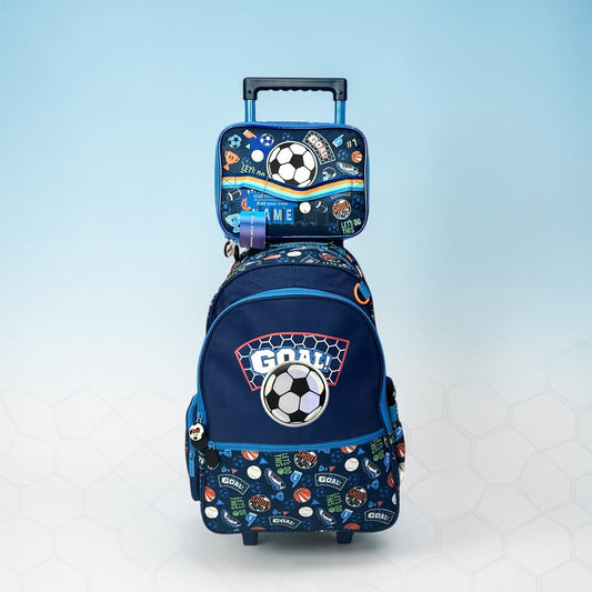 VEST FOOTBALL TROLLEY BAG WITH FREE MATCHING LUNCH BAG