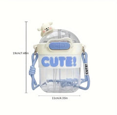 DUAL COMPARTMENT CUTE BOTTLE SPARKLES