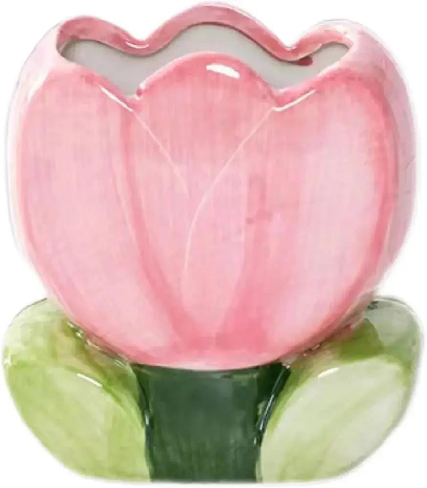 CERAMIC FLORAL HOLDER SPARKLES