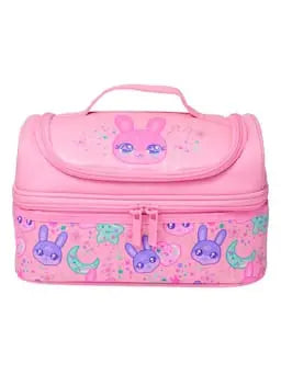 SMIGGLE BUNNY DOUBLE DECKER LUNCH BAG SPARKLES