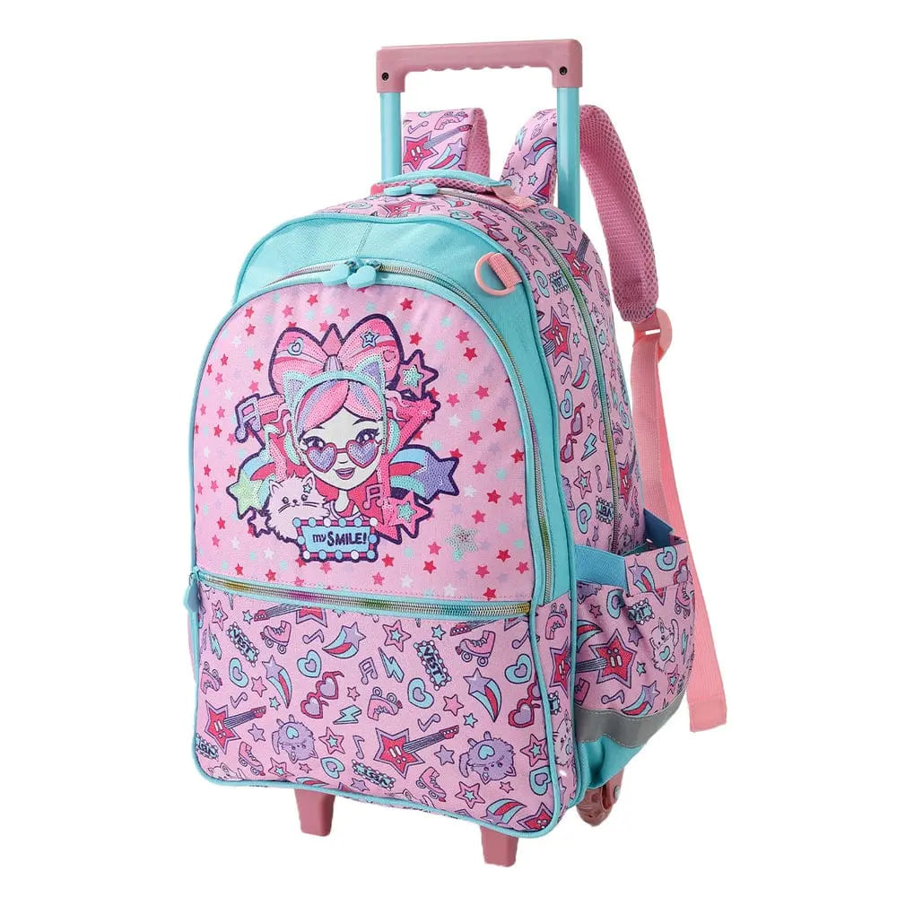 VEST PRETTY GIRL TROLLEY BAG SPARKLES