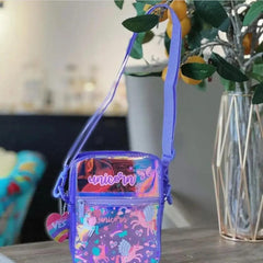 IRIDESCENT HOLOGRAPHIC SLING BAG SPARKLES