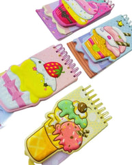 GLITTERY DESSERT NOTEPAD SPARKLES