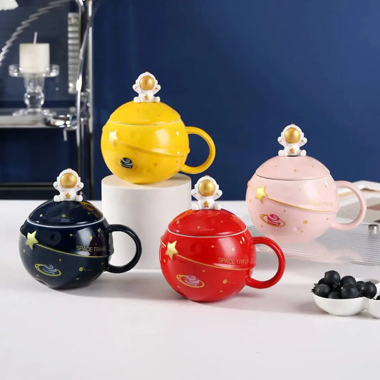 CERAMIC ASTRONAUT MUG SPARKLES