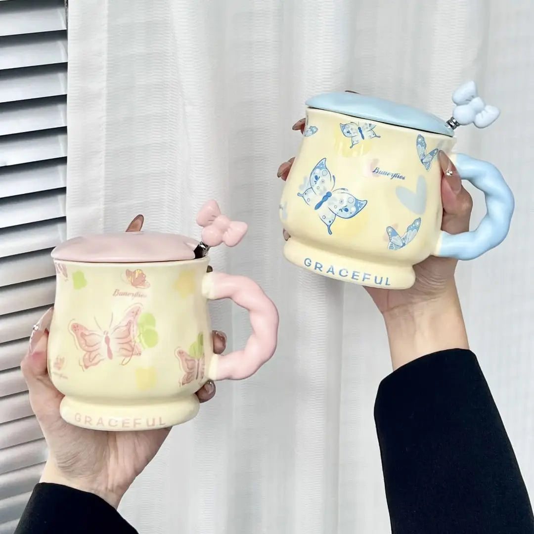 GRACEFUL BUTTERFLY MUG SPARKLES