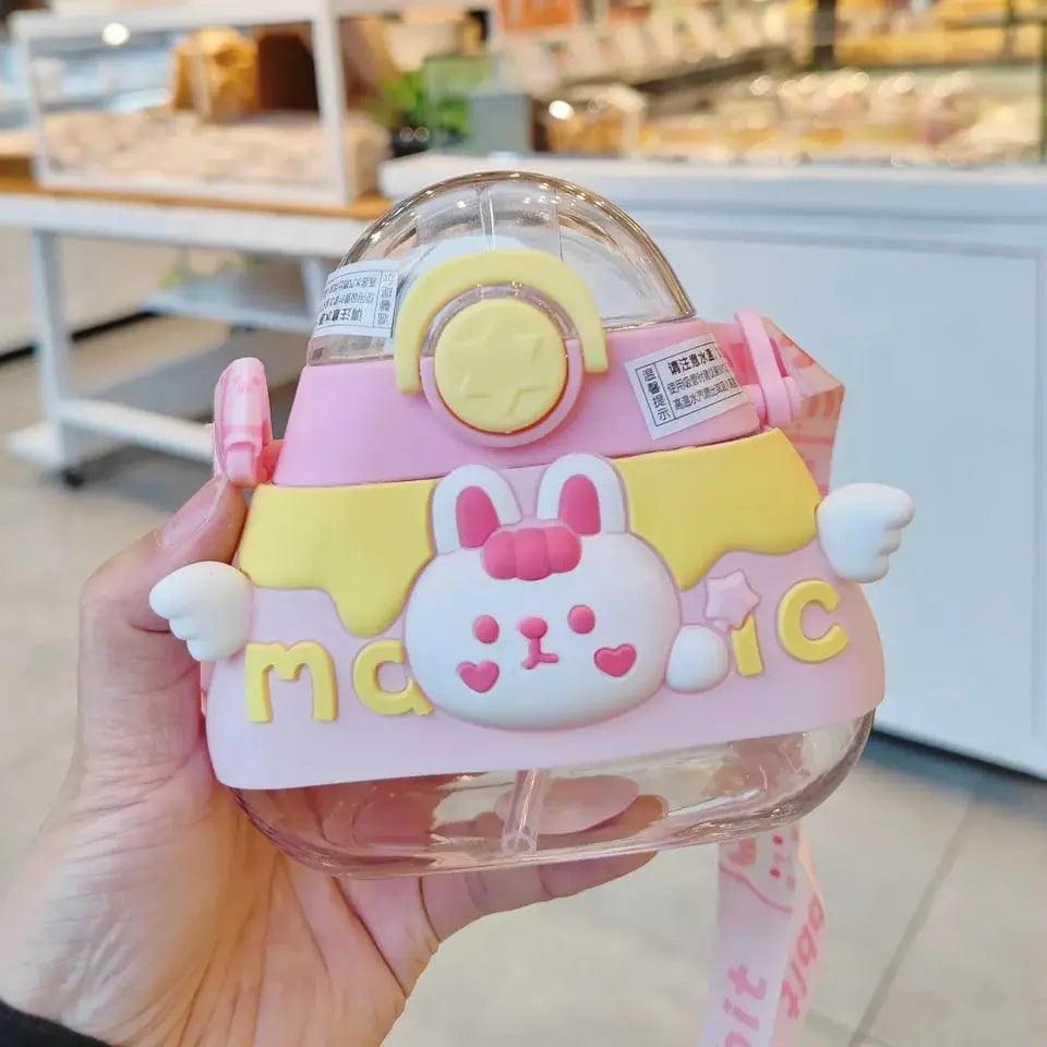 CUTE BUNNY WATER BOTTLE SPARKLES