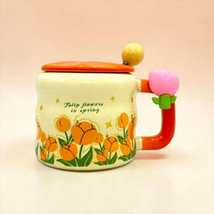 AESTHETIC FLORAL PINTEREST MUG - Sparkles
