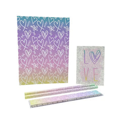 CUTE STATIONERY NOTEPAD SET SPARKLES