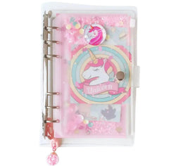 GLITTERY UNICORN NOTEPAD SPARKLES