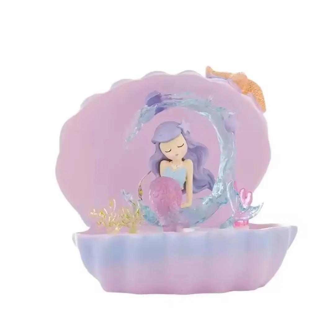 MERMAID SHELL LAMP SPARKLES