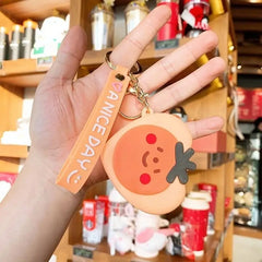 HEART KEYCHAIN POUCH SPARKLES