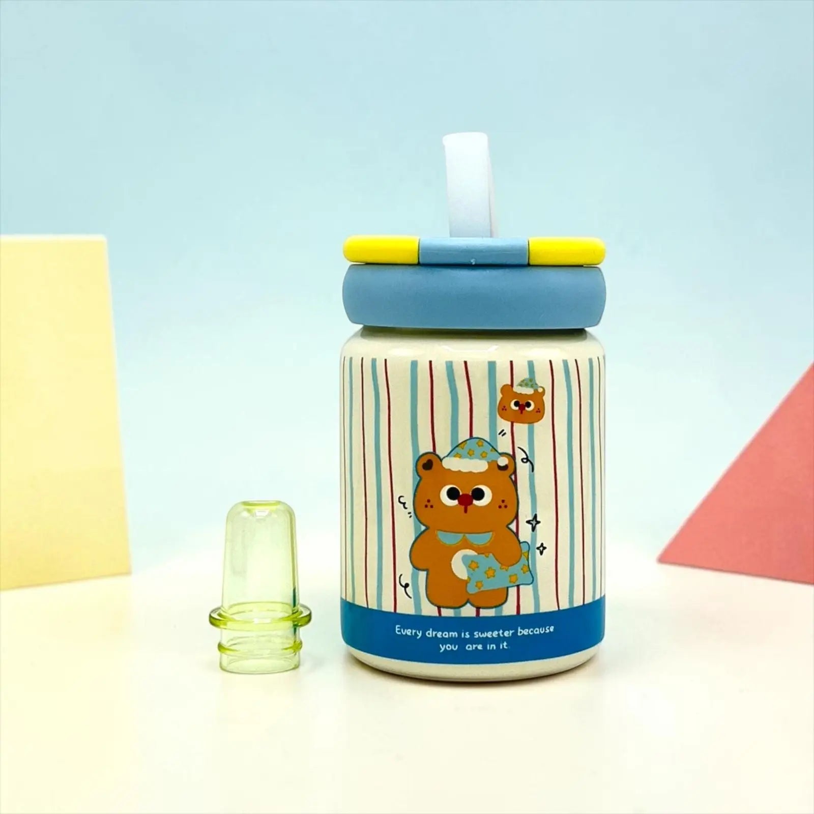 ADORABLE CERAMIC SIPPY CUP - Sparkles