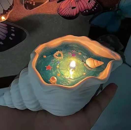 OCEAN THEMED SCENTED CANDLE SPARKLES