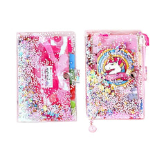 GLITTERY UNICORN NOTEPAD SPARKLES