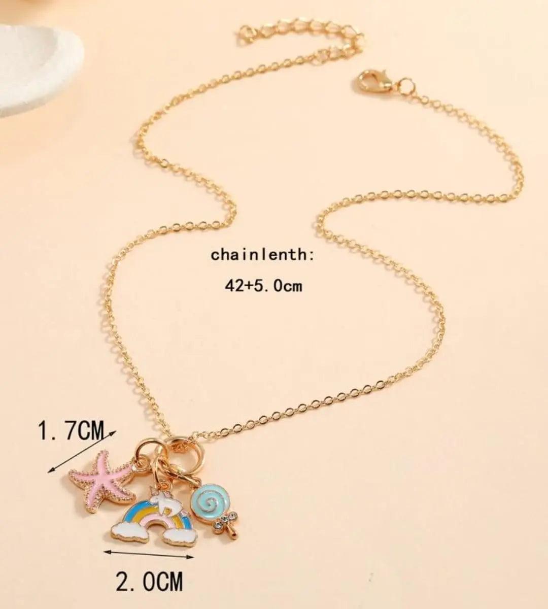 ASSORTED RAINBOW UNICORN CHARM SPARKLES