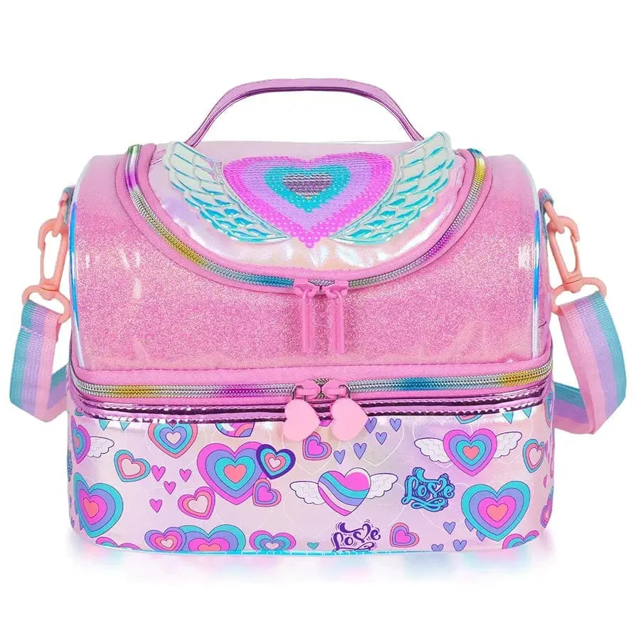 VEST FLUTTER HEART LUNCH BAG SPARKLES