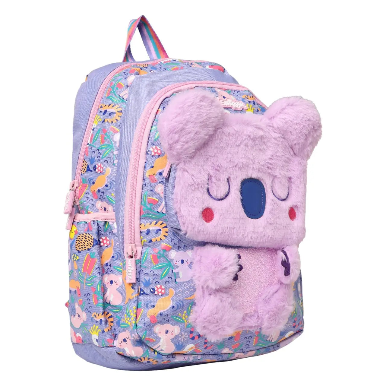 SMIGGLE PLUSH BUNNY BACKPACK SPARKLES