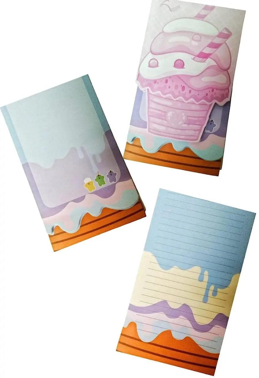 GLITTERY DESSERT NOTEPAD SPARKLES