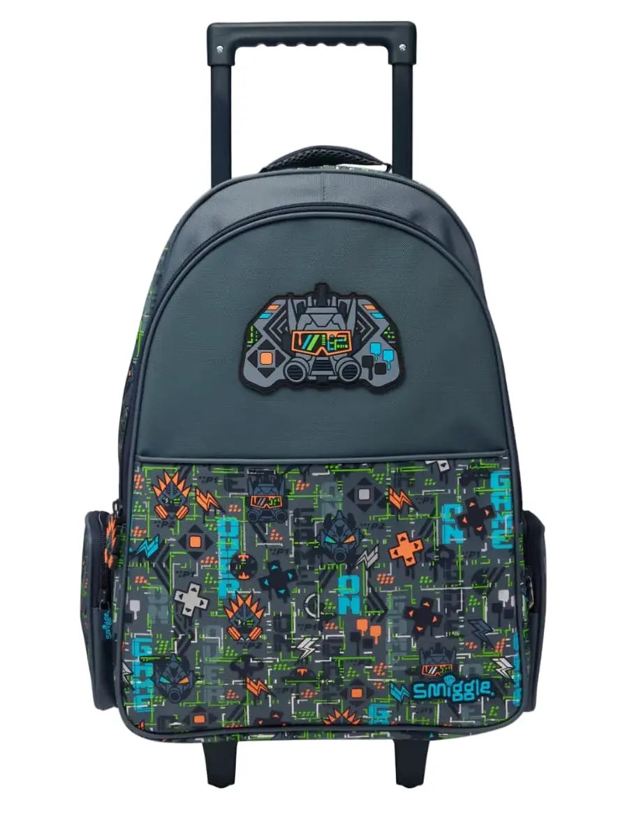 ORIGINAL TRAILBLAZER TROLLEY BACKPACK WITH LIGHT UP WHEELS SPARKLES