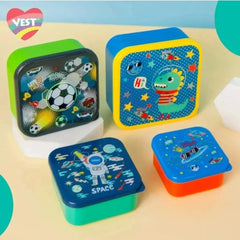 TRENDING 4 PC LUNCH BOX SET SPARKLES