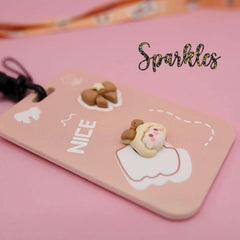 BEAUTIFULLY EMBELLISHED CARD HOLDER SPARKLES