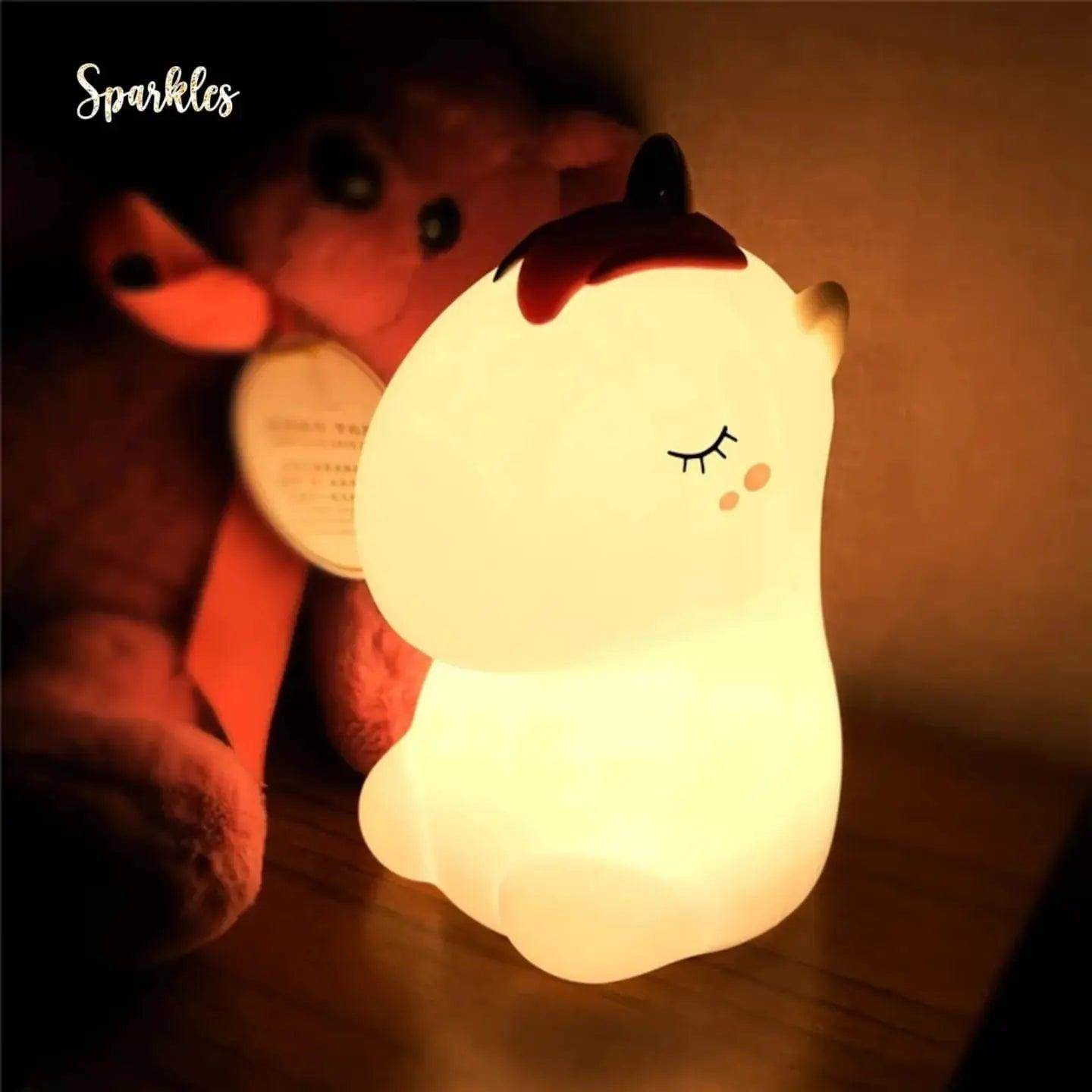 UNICORN RECHARGEABLE LED LAMP - Sparkles