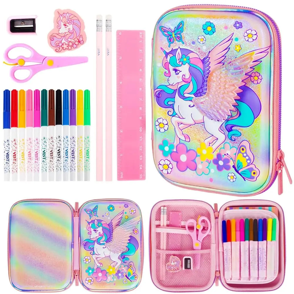 VEST UNICORN STATIONERY SET SPARKLES