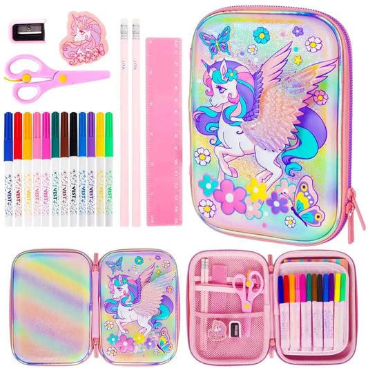 VEST UNICORN STATIONERY SET SPARKLES