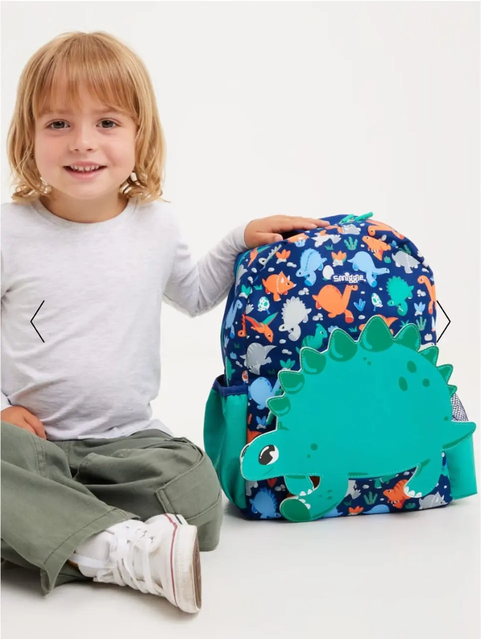 SMIGGLE JUNIOR DINOSAUR BACKPACK SPARKLES