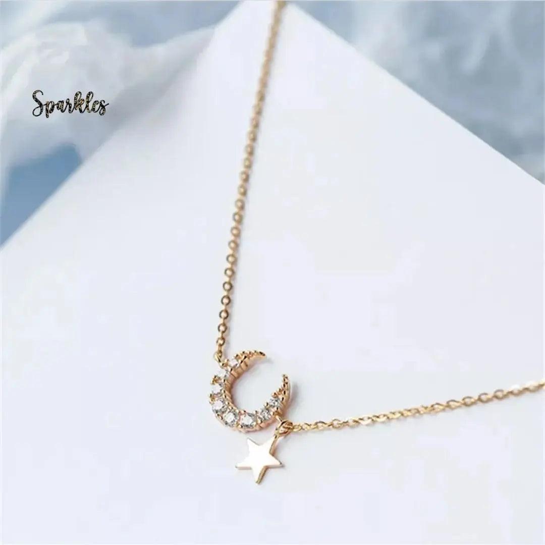 CRESCENT MOON BRACELET SPARKLES