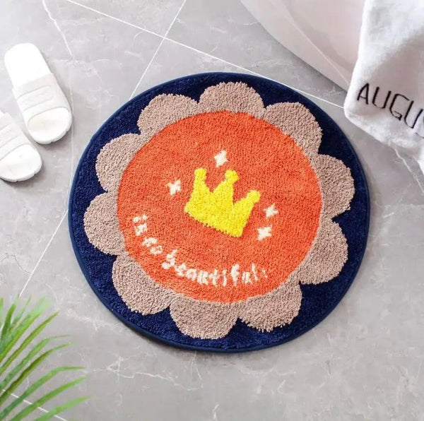 Buy Round Foot Rug Sparkles