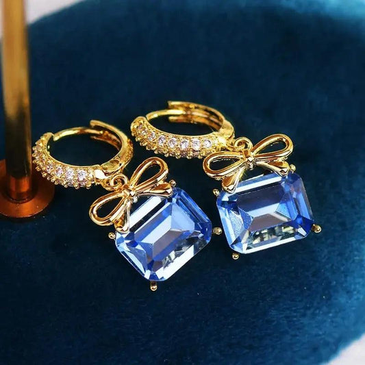 SAPPHIRE LUXE HOOPS SPARKLES
