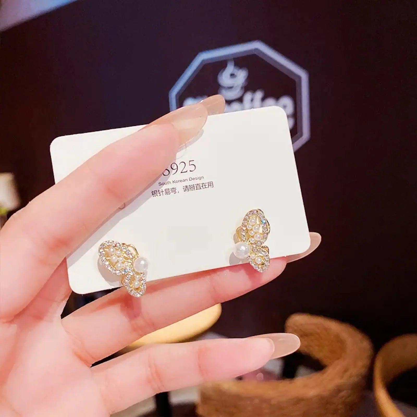 BUTTERFLY STUDS SPARKLES