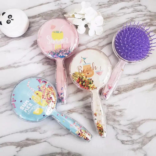 CONFETTI HAIR BRUSH SPARKLES