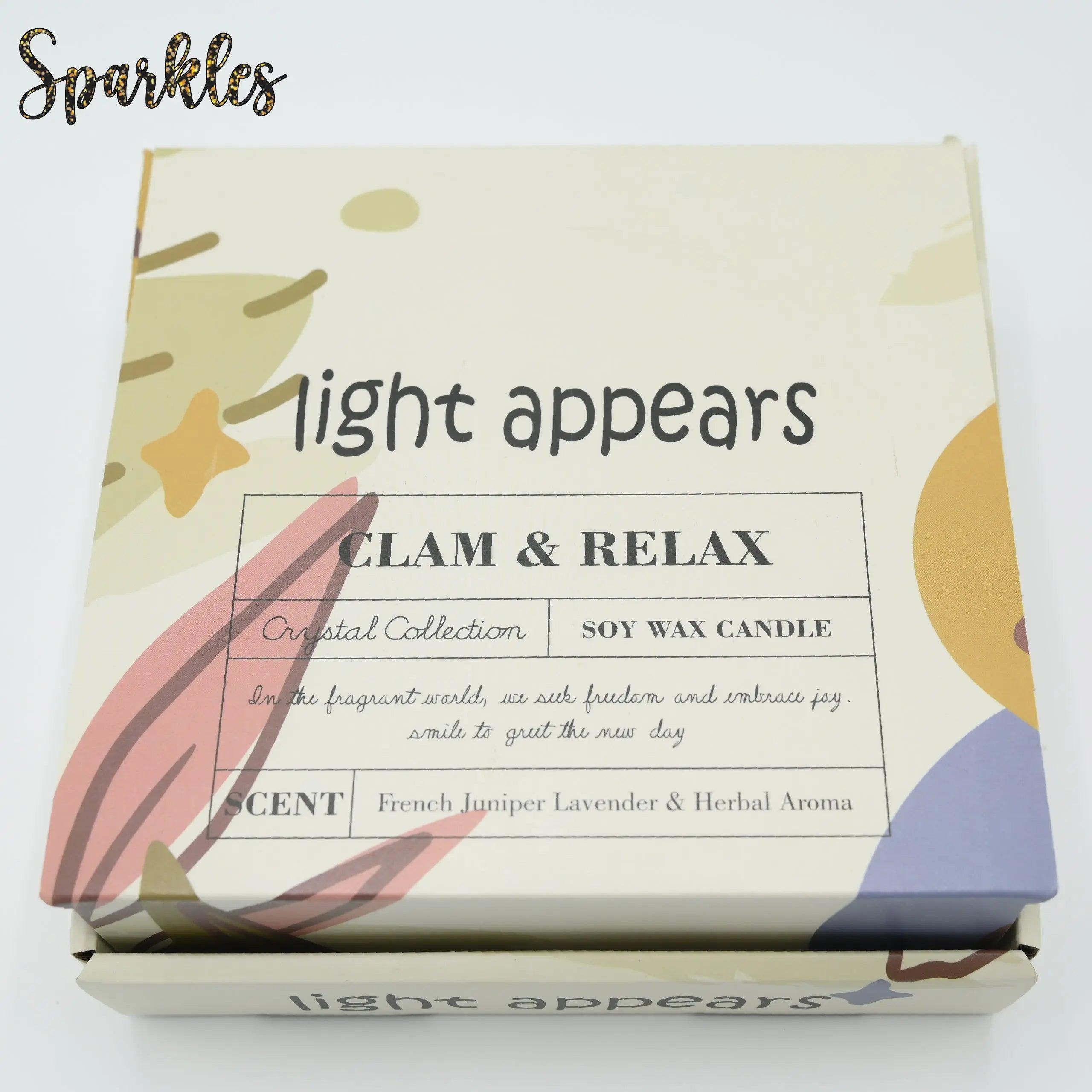 CRYSTAL CANDLES SPARKLES