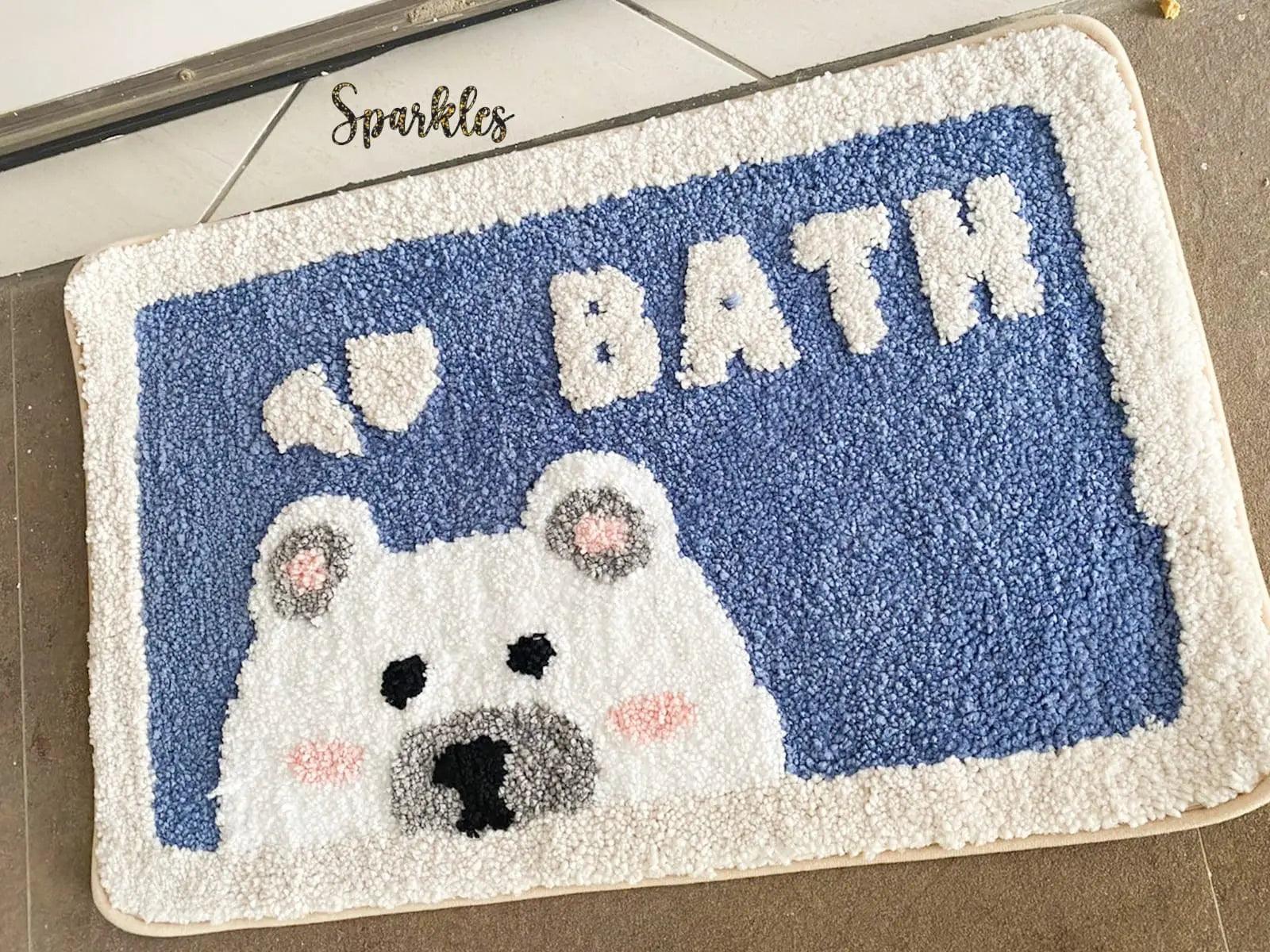 CUTE FLOOR RUG SPARKLES