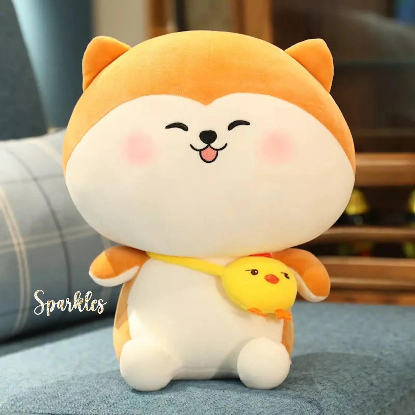 SHIBA MANTO PLUSH CAT SPARKLES