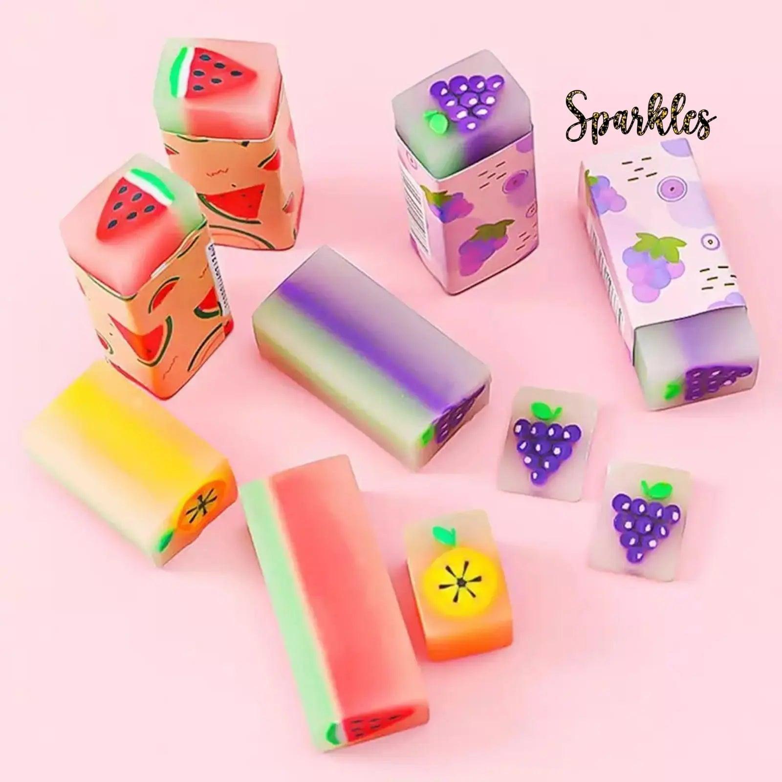 DELICIOUS FRUITY ERASER SPARKLES