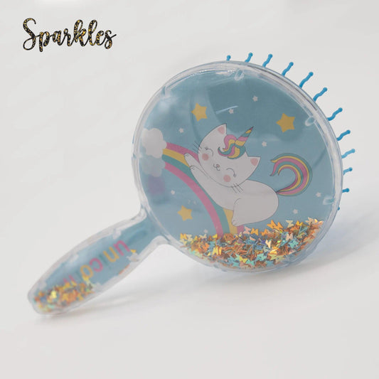 CONFETTI HAIR BRUSH SPARKLES