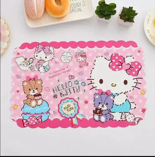 2 x CUTE CHARACTER MATS PAIR SPARKLES