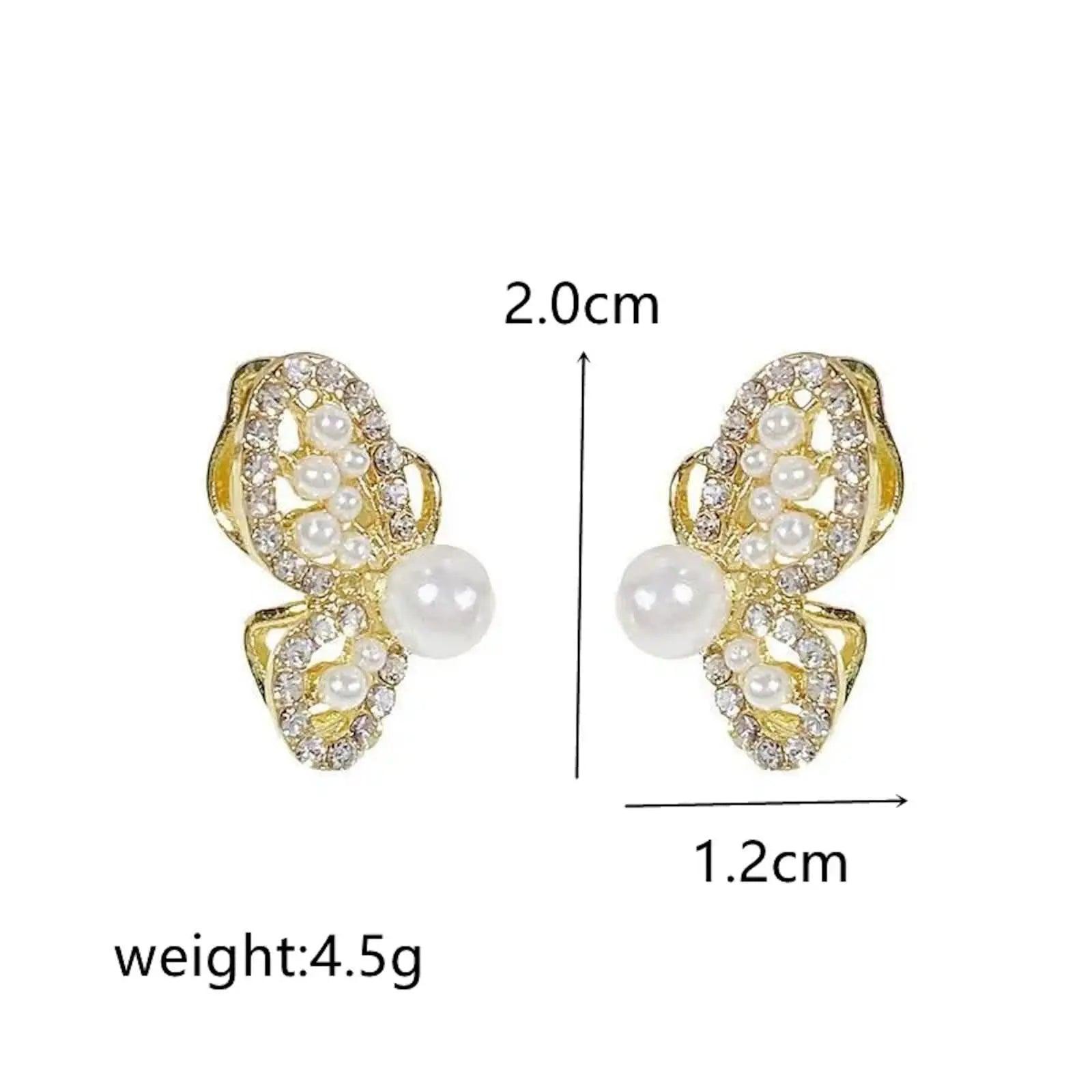 BUTTERFLY STUDS SPARKLES