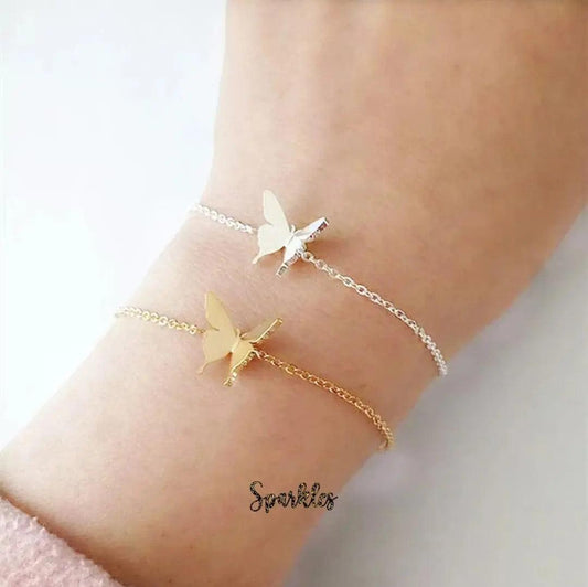 BUTTERFLY CHARM BRACELET SPARKLES