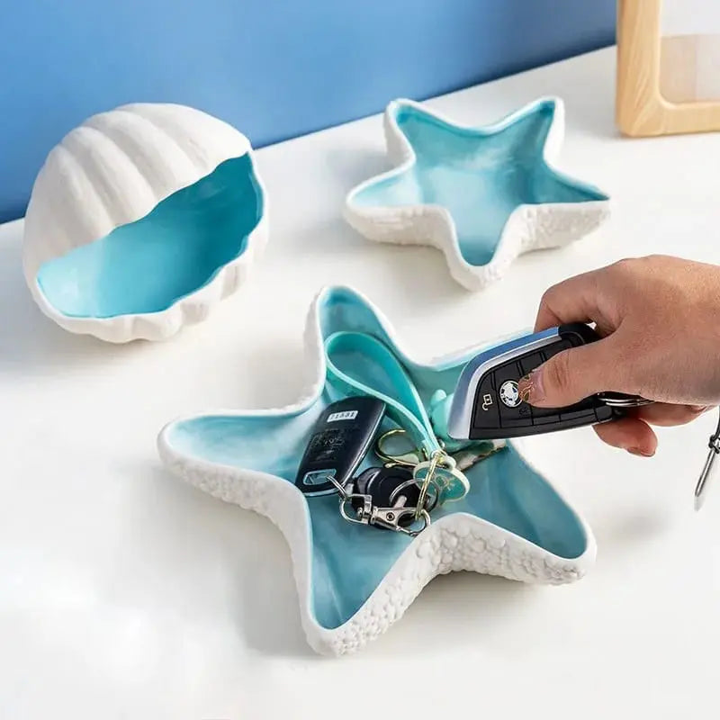 CERAMIC TRINKET HOLDER SPARKLES