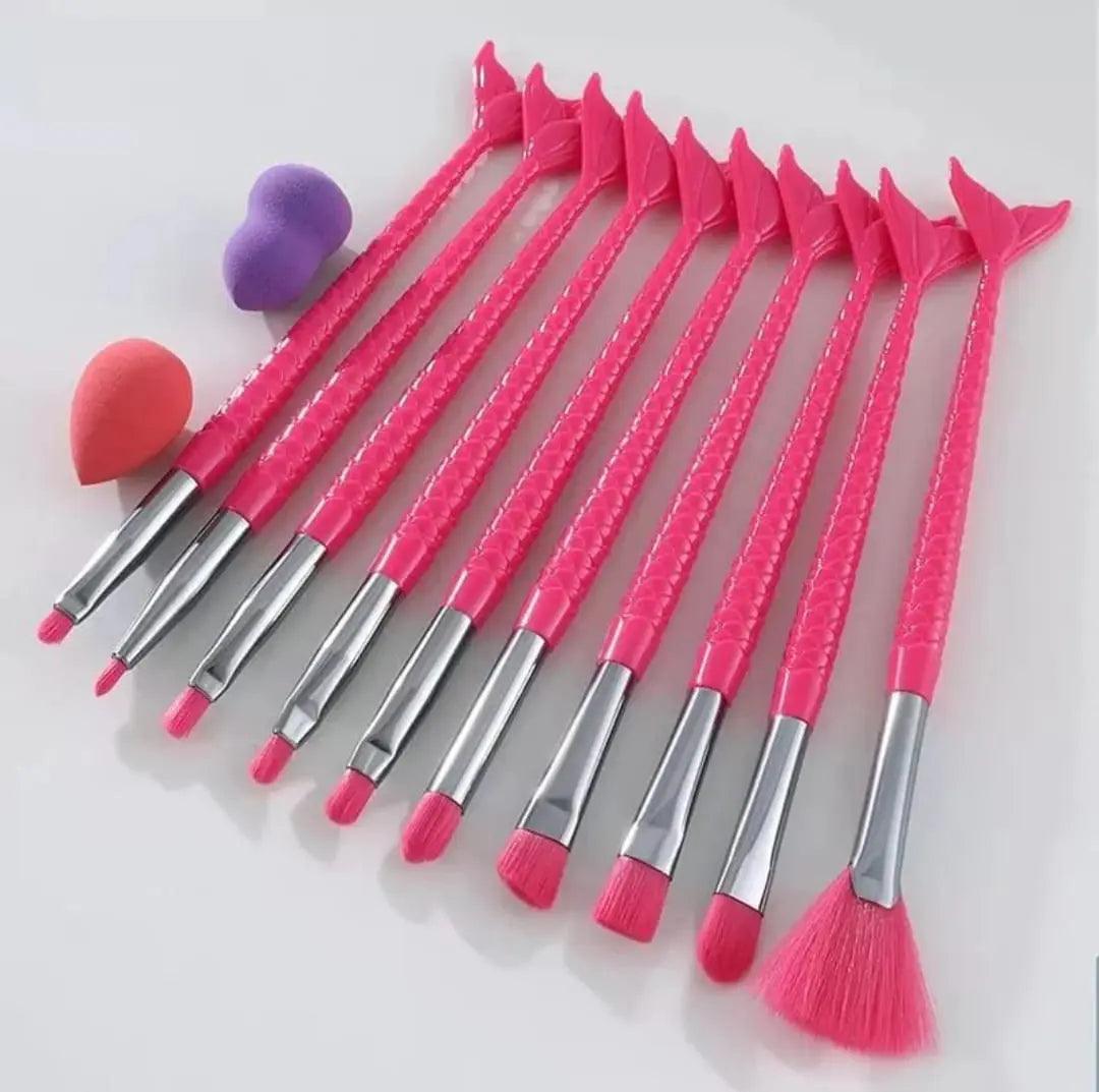 MERMAID MAKE-UP BRUSH SET SPARKLES